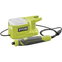 Ryobi ONE+ Akku-Rotationswerkzeug RRT18-0, 18Volt, Geradschleifer grün/schwarz, ohne Akku und Ladegerät