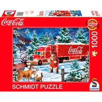 Schmidt Spiele Coca Cola: Christmas Truck, Puzzle 1000 Teile