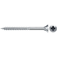 fischer Spanplattenschraube ClassicFast II 4,0x70 Senkkopf PZ 200 Stück, mit Teilgewinde