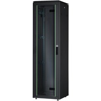 Digitus Netzwerkschrank Unique Serie - 600x800 mm (BxT), IT-Schrank schwarz, 36 Höheneinheiten