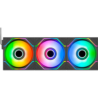 Thermaltake SWAFAN 140 EX INFINITY, Gehäuselüfter schwarz, 3er-Pack, 144 mm