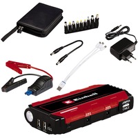 EINHELL Jump-Start Powerbank CE-JS 12/1 rot/schwarz, Starthilfe für Benziner und Diesel