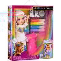 MGA Entertainment Rainbow High Air Brush & Create - Purple Eyes, Puppe 