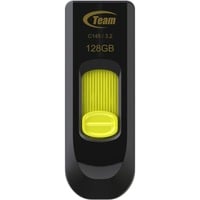 Team Group C145 128 GB, USB-Stick schwarz/gelb, USB-A 3.2 Gen 1