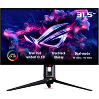 ASUS ROG Swift OLED PG32UCWM, Gaming-Monitor 80 cm (31.5 Zoll), schwarz, UltraHD/4K, Dual Mode, USB-C, DP, HDMI, 240Hz Panel