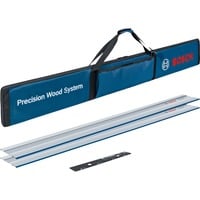 Bosch Professional Führungsschienen-Set FSN 1400 Professional aluminium, 2 Stück, 1.400mm, für Kreissägen, inkl. VEL, Tasche