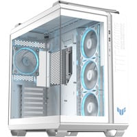ASUS TUF GAMING GT502 HORIZON ARGB , Tower-Gehäuse weiß, Tempered Glass x 2