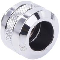 Alphacool Eiszapfen PRO 13mm HardTube Fitting G1/4 - Chrome, Verbindung silber, für Acrylrohre, Messingrohre, Carbonrohre