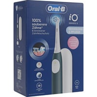 Braun Oral-B iO Series 2 mit Reiseetui Forest Green, Elektrische Zahnbürste dunkelgrün/weiß