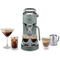 DeLonghi Dedica Duo EC890.GR, Espressomaschine hellgrün, Cold Brew