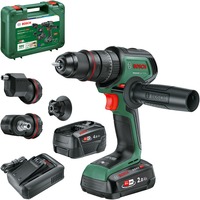 Bosch Heimwerken & Garten Akku-Schlagbohrschrauber AdvancedImpact 18V-80 QuickSnap grün, 2x Li-Ionen Akku 2,0Ah + 4,0Ah, Koffer, POWER FOR ALL ALLIANCE