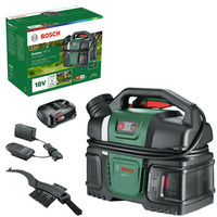 Bosch Heimwerken & Garten Fahrradreinigungsgerät Fontus 18V-6, Druckreiniger grün/schwarz, inkl. Akku und Ladegerät, POWER FOR ALL ALLIANCE