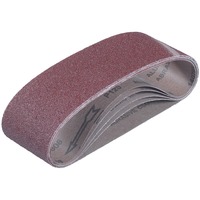 EINHELL Schleifband-Set Korund 75 x 533mm 5-teilig, für Bandschleifer TC-BS 8038, TE-BS8540 E