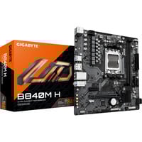 GIGABYTE B840M H, Mainboard schwarz/grau