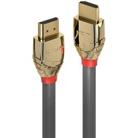 Lindy Ultra High Speed HDMI Kabel, Gold Line grau, 3 Meter