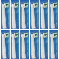  Oral-B Pro CrossAction Aufsteckbürsten 12er weiß, Frustfreie Umverpackung