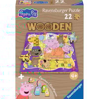 Ravensburger Wooden Puzzles Kids Peppa Wutz - Freundschaftsparty 22 Teile