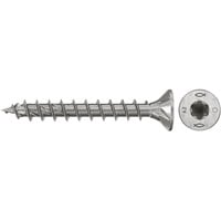 fischer Spanplattenschraube PowerFast II 4,5x30 Senkkopf TX 200 Stück, mit Vollgewinde, Edelstahl A2