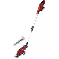 EINHELL Power X-Change Akku-Grasschere/ -Strauchschere GE-CG 18/100 Li T, 18Volt rot/schwarz, Li-Ionen Akku 2,5Ah, mit Teleskop-Stiel