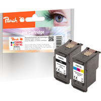 Peach Tinte Spar Pack PI100-454 kompatibel mit Canon PG-560XLBK, CL-561XLC