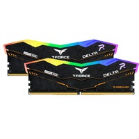 Team Group DIMM 32 GB DDR5-6000 (2x 16 GB) Dual-Kit, Arbeitsspeicher schwarz, FF5D532G6000HC38ADC01, Delta TUF RGB, INTEL XMP