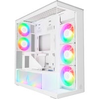 ARCTIC Xtender VG , Tower-Gehäuse weiß, Tempered Glass x 2 (klar)