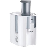 Braun IdentityCollection Entsafter J 500 weiß/edelstahl, 900 Watt, Saftbehälter 1,25 Liter