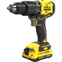 Stanley V20 Akku-Schlagbohrschrauber.(SFMCD715D2K-QW), 18Volt schwarz/gelb, 2x Li-Ion-Akku 2,0Ah, in Koffer