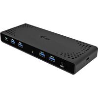 i-tec Universal Dual 4K Display Docking Station Power Delivery 85W, Dockingstation schwarz, Anschluss per USB-C