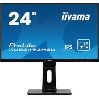 iiyama ProLite XUB2492HSU Generalüberholt, LED-Monitor 61 cm (24 Zoll), schwarz, FullHD, HDMI, DP, VGA, USB-Hub