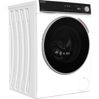 SHARP ES-NFB014CWA-DE, Waschmaschine weiß/schwarz, Advanced Inverter Motor