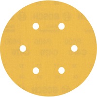 Bosch Professional Expert C470 Schleifblatt, Ø 150mm, K400 50 Stück, für Exzenterschleifer