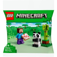 LEGO 30672 Minecraft Steve mit Baby-Panda, Konstruktionsspielzeug 