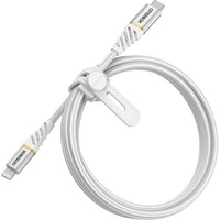 Otterbox USB 2.0 Ladekabel, USB-C Stecker > Lightning Stecker weiß, 1 Meter, PD, gesleevt