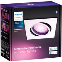 Philips HUE White & Color Ambiance Centura Einbauspot, LED-Leuchte weiß, eckig