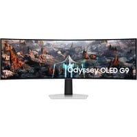 SAMSUNG Odyssey S49CG934SUX, OLED-Monitor 124 cm (49 Zoll), silber/schwarz, UWQHD, OLED, HDMI, DisplayPort, USB, 240Hz Panel