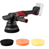 EINHELL Professional Akku-Exzenterpolierer CP-EP 18/125 Li BL-Solo, 18Volt, Poliermaschine rot/schwarz, ohne Akku und Ladegerät