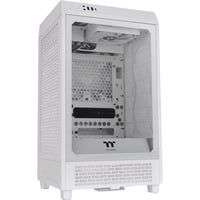 Thermaltake The Tower 200 Snow White, Tower-Gehäuse weiß, Tempered Glass