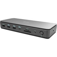 i-tec Thunderbolt4 2x Display Docking Station Gen3 Power Delivery 92W, Dockingstation schwarz, Anschluss per USB-C/Thunderbolt 3/4