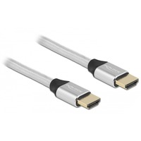 DeLOCK Ultra High Speed HDMI-Kabel 48 Gbps 8K 60Hz silber, 3 Meter