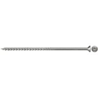 fischer Spanplattenschraube PowerFast 6,0x140 Senkkopf TX 100 Stück, mit Teilgewinde, Edelstahl A4