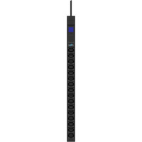 BlueWalker PowerWalker  PDU PHL03 16xC13 (IEC C14 Input), Stromversorgung schwarz