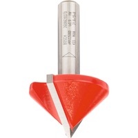 Bosch Professional V-Nutfräser Expert for Wood, Ø 31,8mm, 90° Schaft Ø 8mm, zweischneidig
