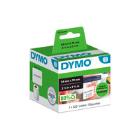 Dymo LabelWriter ORIGINAL Mehrzweck-Etiketten, 54 x 70 mm 6 Rollen mit je 320 Etiketten