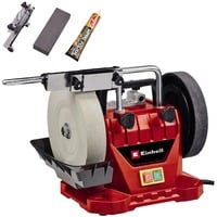 EINHELL Nass-Schleifer TC-WG 200, Doppelschleifer rot/schwarz, 125 Watt