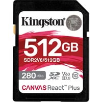 Kingston Canvas React Plus 512 GB SDXC, Speicherkarte UHS-II U3, Class 10, V60, A1