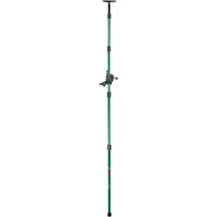 Bosch Heimwerken & Garten Teleskopstange TP 320, Halterung schwarz/grün, für alle Nivelliergeräte mit 1/4"-Gewinde