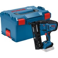 Bosch Professional Akku-Holznagler GNH 18V-64-2 Professional solo, 18Volt blau/schwarz, ohne Akku und Ladegerät, in L-BOXX