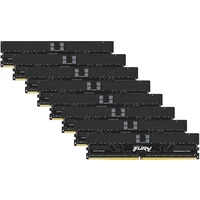 Kingston FURY DIMM 256 GB DDR5-6400 (8x 32 GB) Octa-Kit, Arbeitsspeicher schwarz, KF564R32RBK8-256, Renegade Pro, INTEL XMP