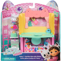 Spin Master Gabby's Dollhouse: Der Film - Portal Raum Kuchis zuckersüße Sprinkleküche, Spielfigur 